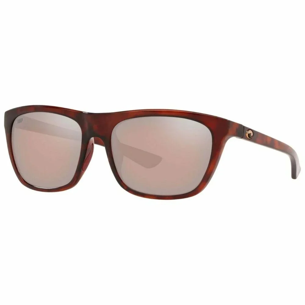 NEW COSTA Cheeca 6S9005-900513-57 Polarized Sunglasses – Brown Rectangular 57mm